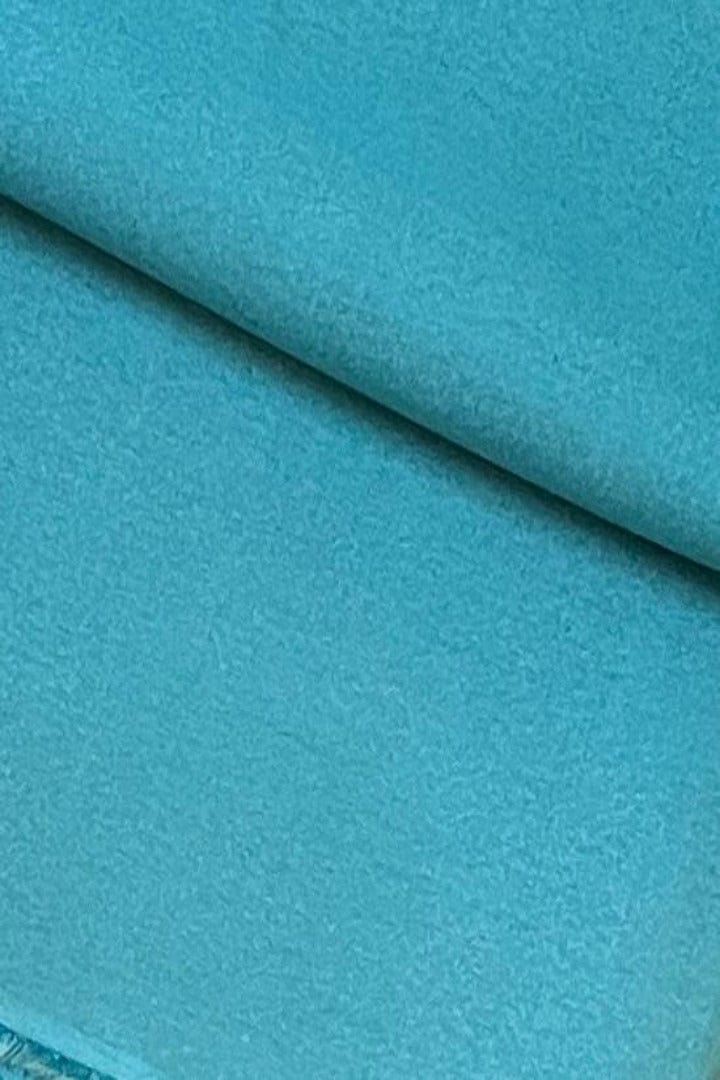 Fabareeze Dark ferozi 2 PC Plain Dyed Karandi