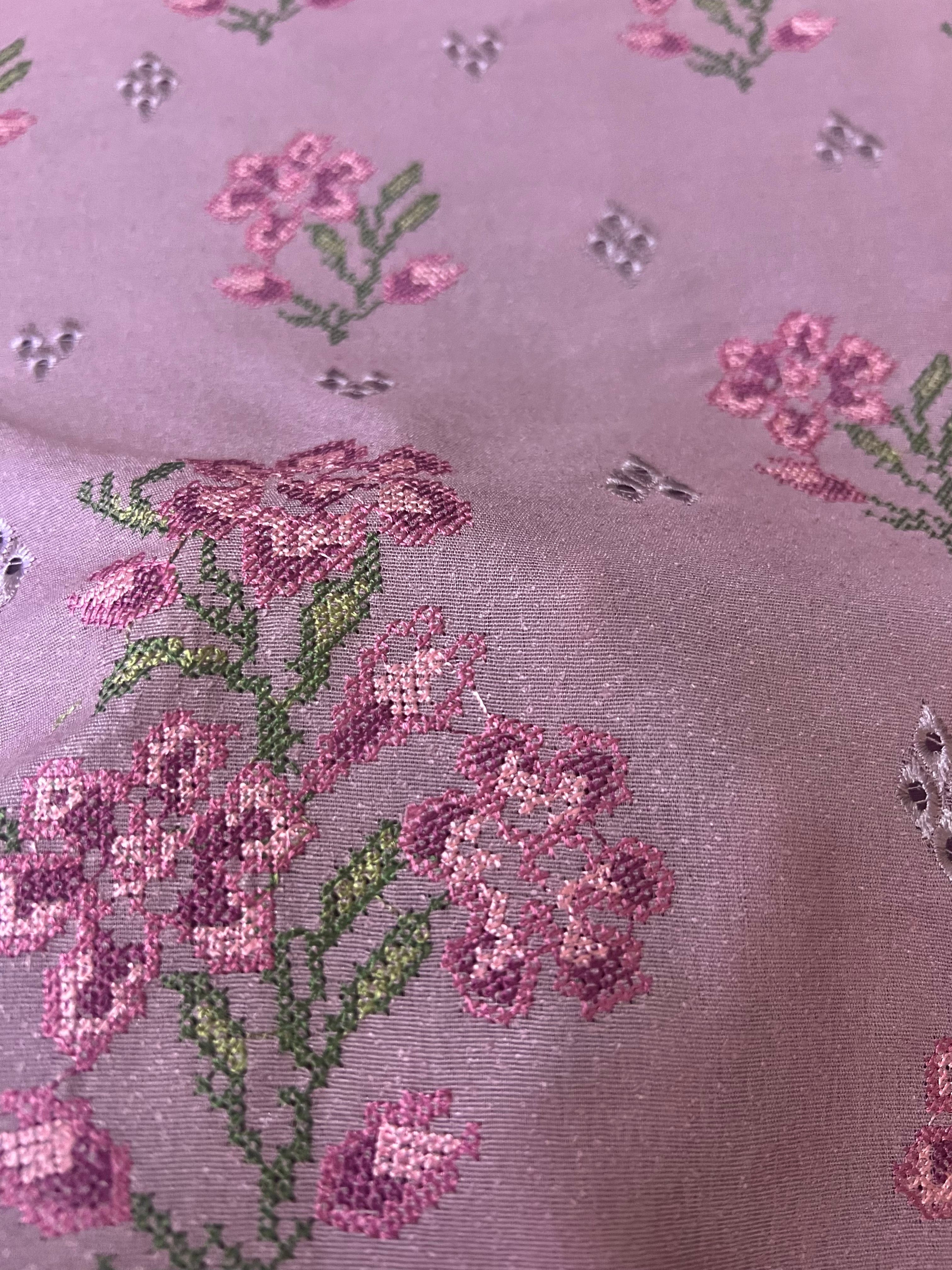 Fabareeze Lilac 3 PC Chickenkari Karandi