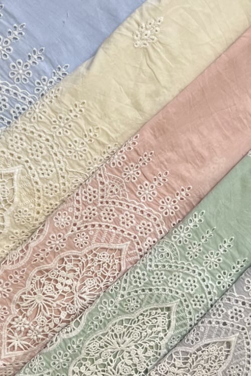 Fabareeze 3 PC Chikankari cutwork