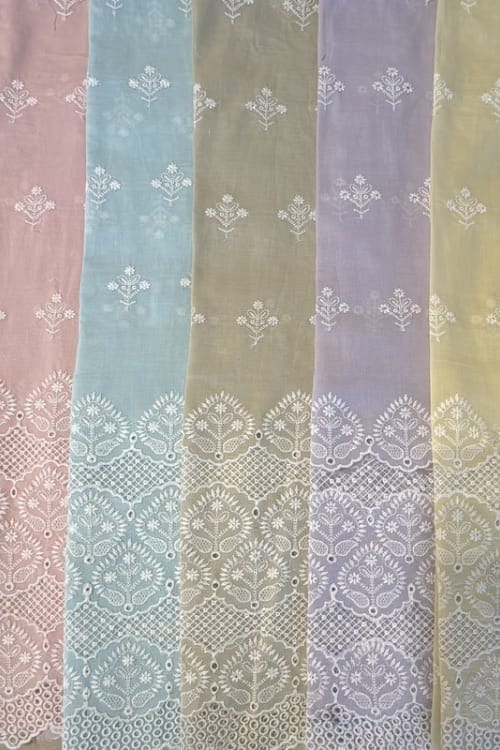 Fabareeze 3 PC Chikankari cutwork