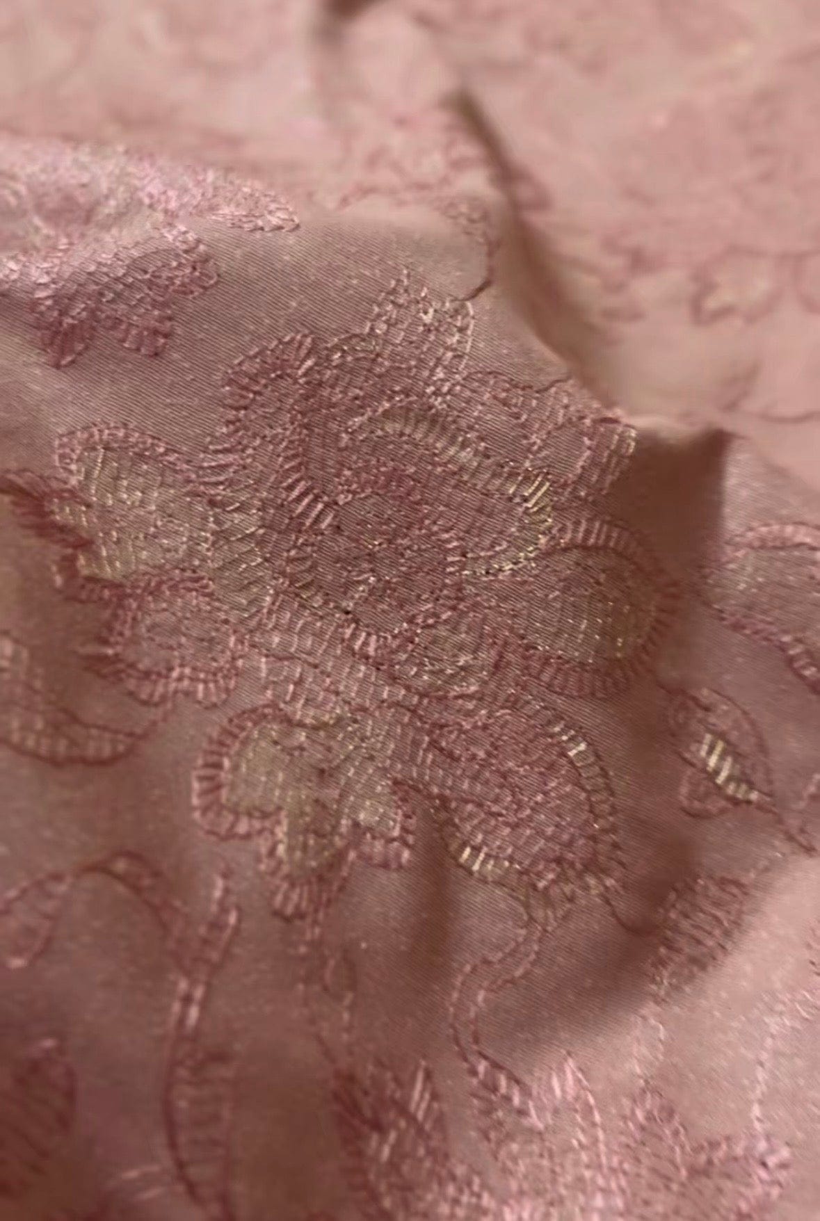 Fabareeze Pink 3 PC Embroidered Karandi