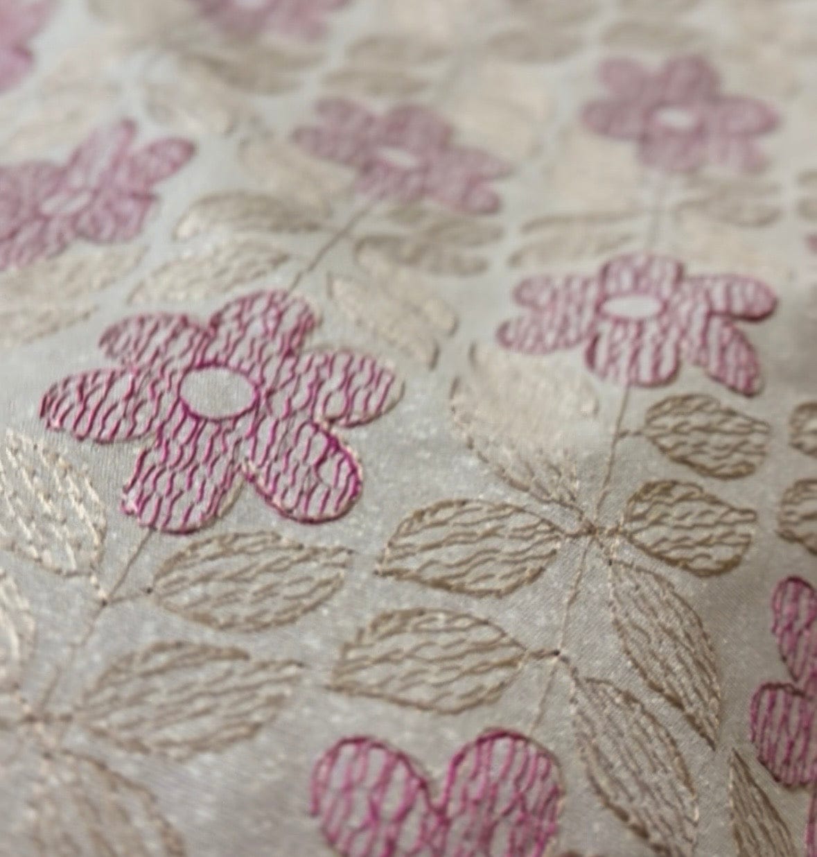 Fabareeze Light Beige 3 PC Embroidered Karandi