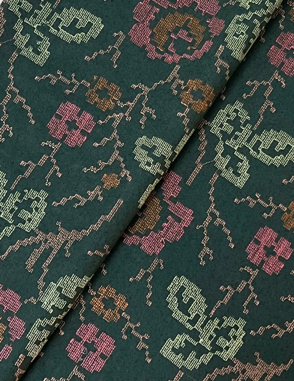 Fabareeze Green 3 PC Embroidered Karandi