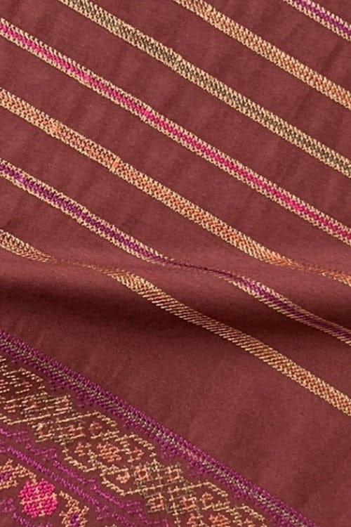 Fabareeze Brown 3 PC Embroidered Karandi