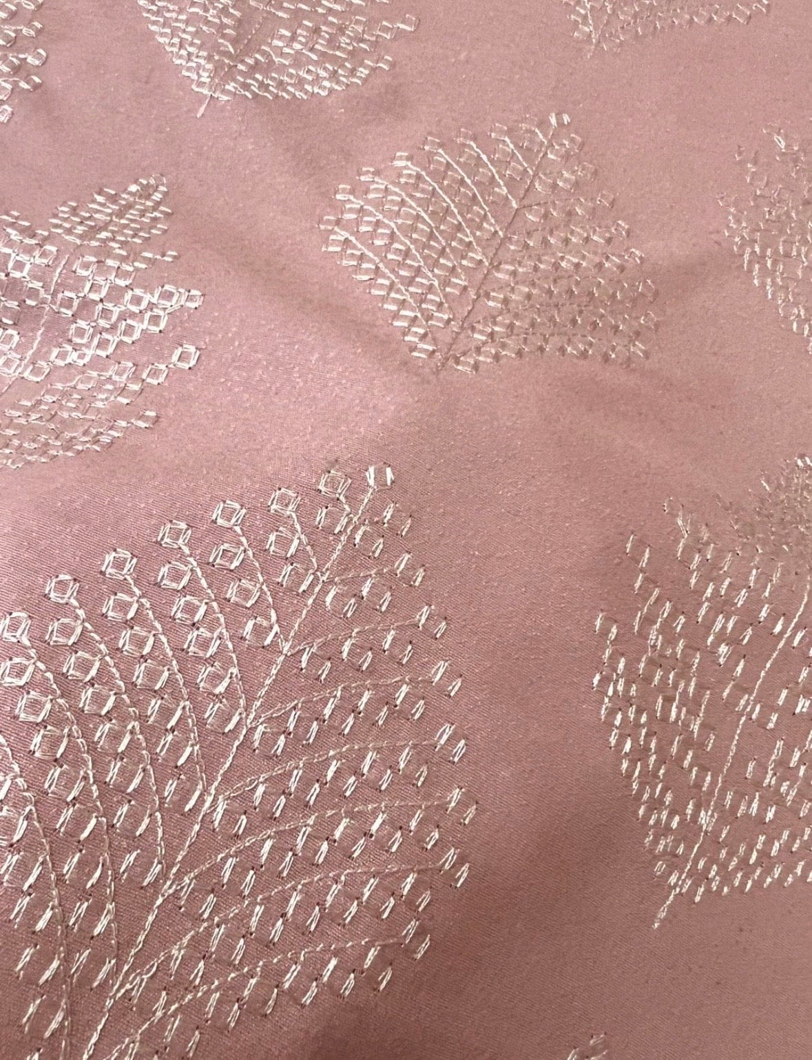 Fabareeze Peach 3 PC Embroidered Karandi