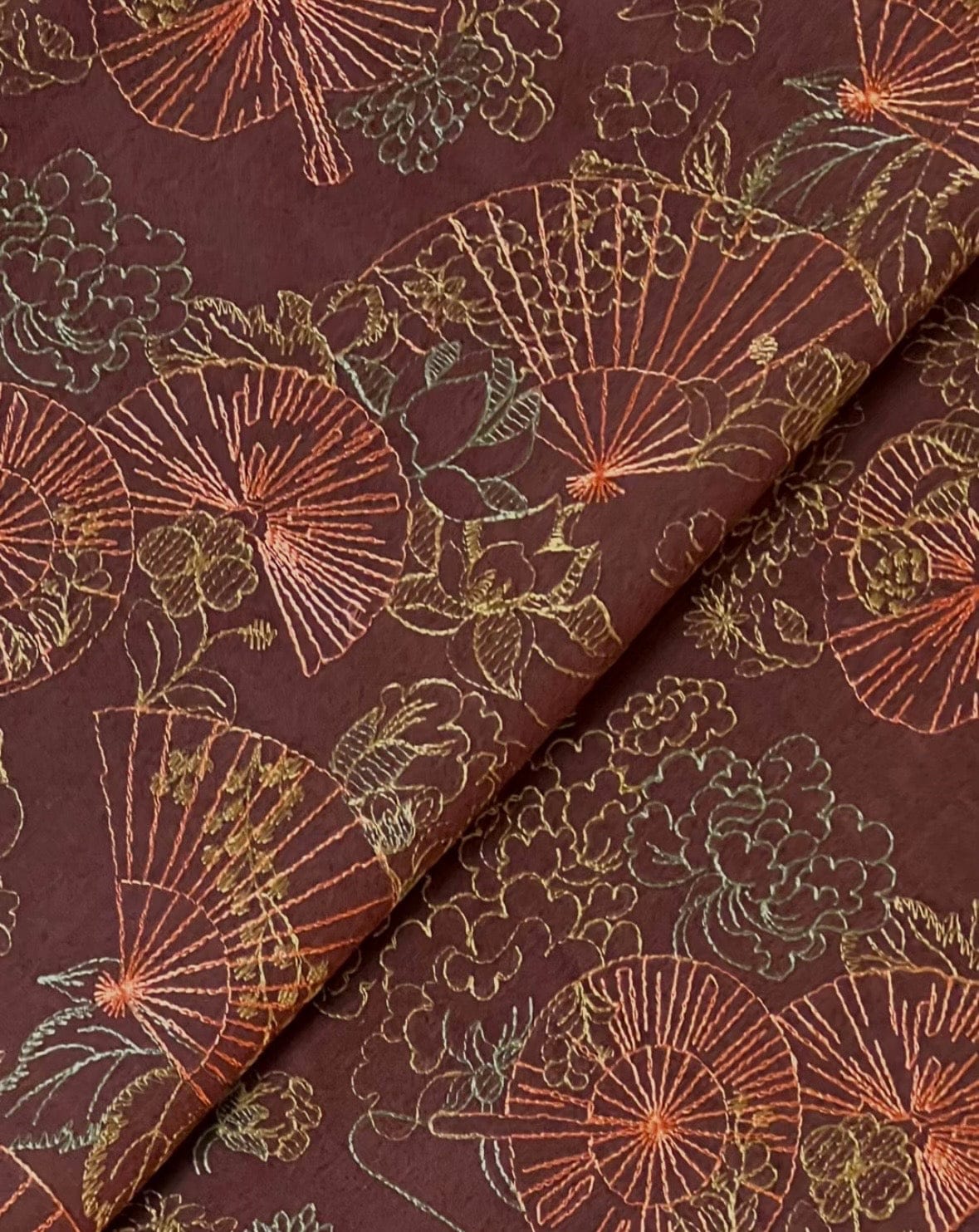 Fabareeze Brown 3 PC Embroidered Karandi