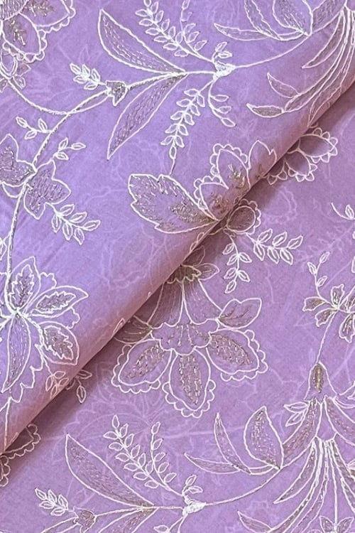 Fabareeze Purple 3 PC Lawn Embroidered