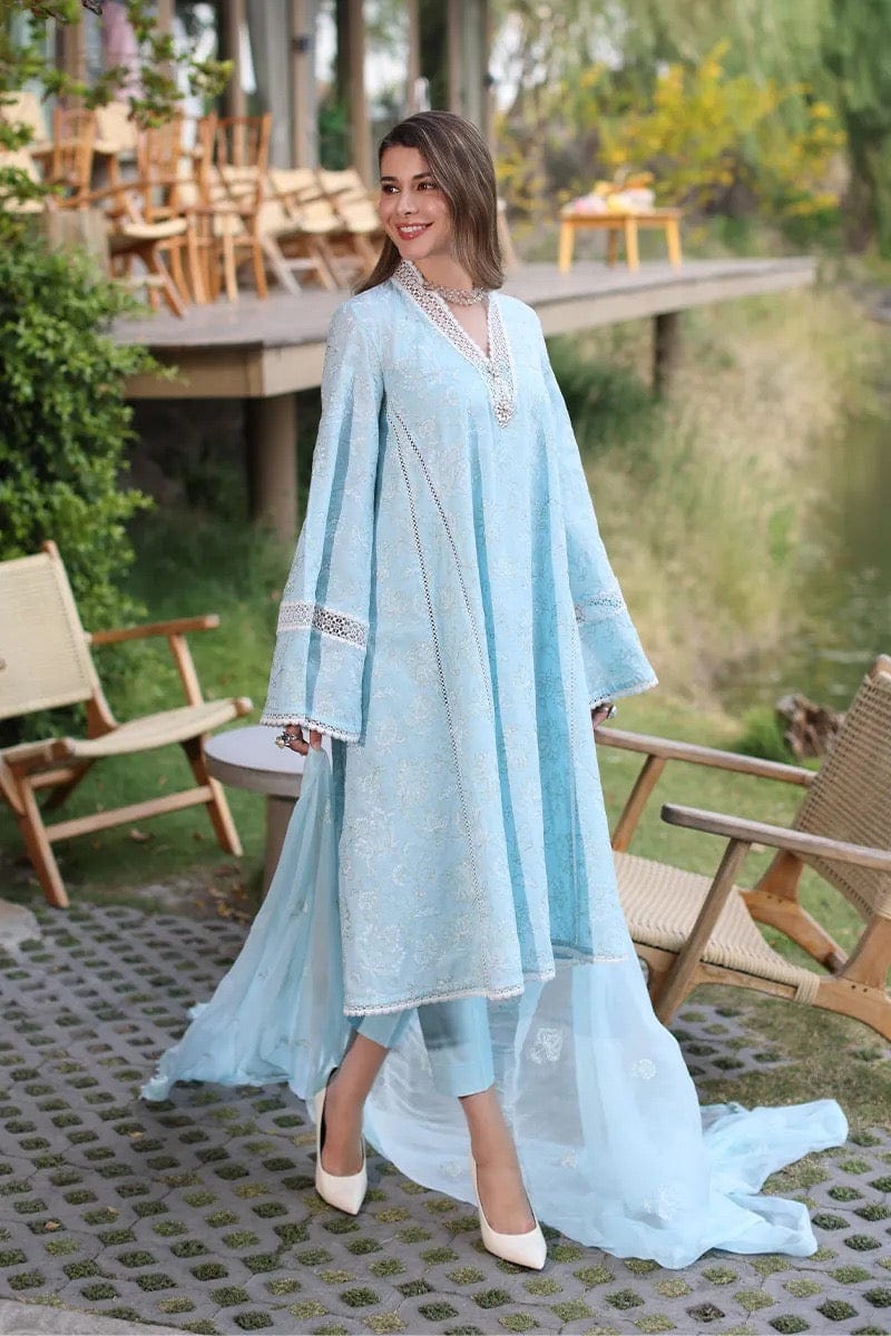 Fabareeze Aqua 3 PC Lawn Embroidered