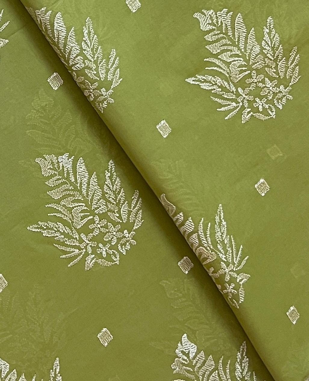 Fabareeze Green 3 PC Lawn Embroidered