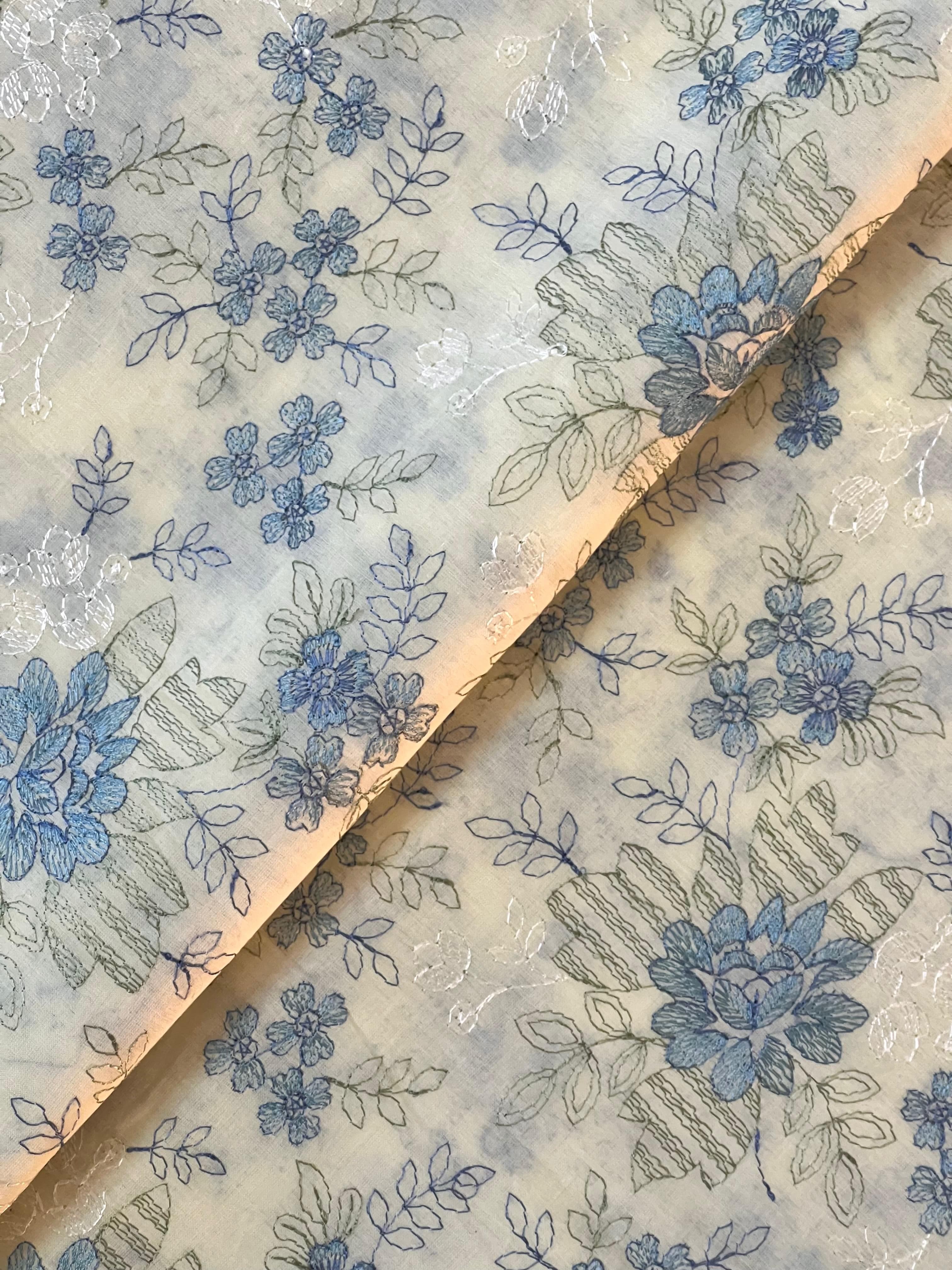 Fabareeze Yellow 3 PC Lawn Embroidered