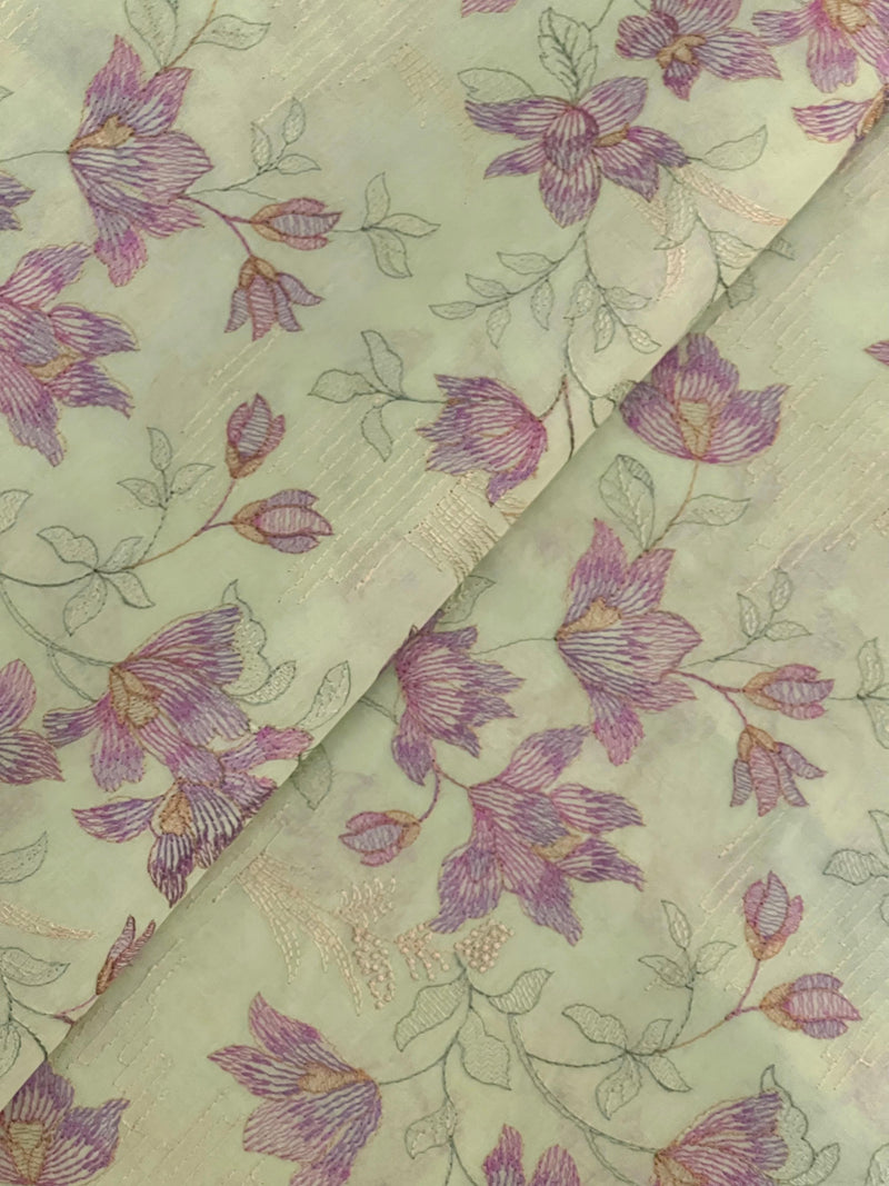 Fabareeze Green 3 PC Lawn Embroidered