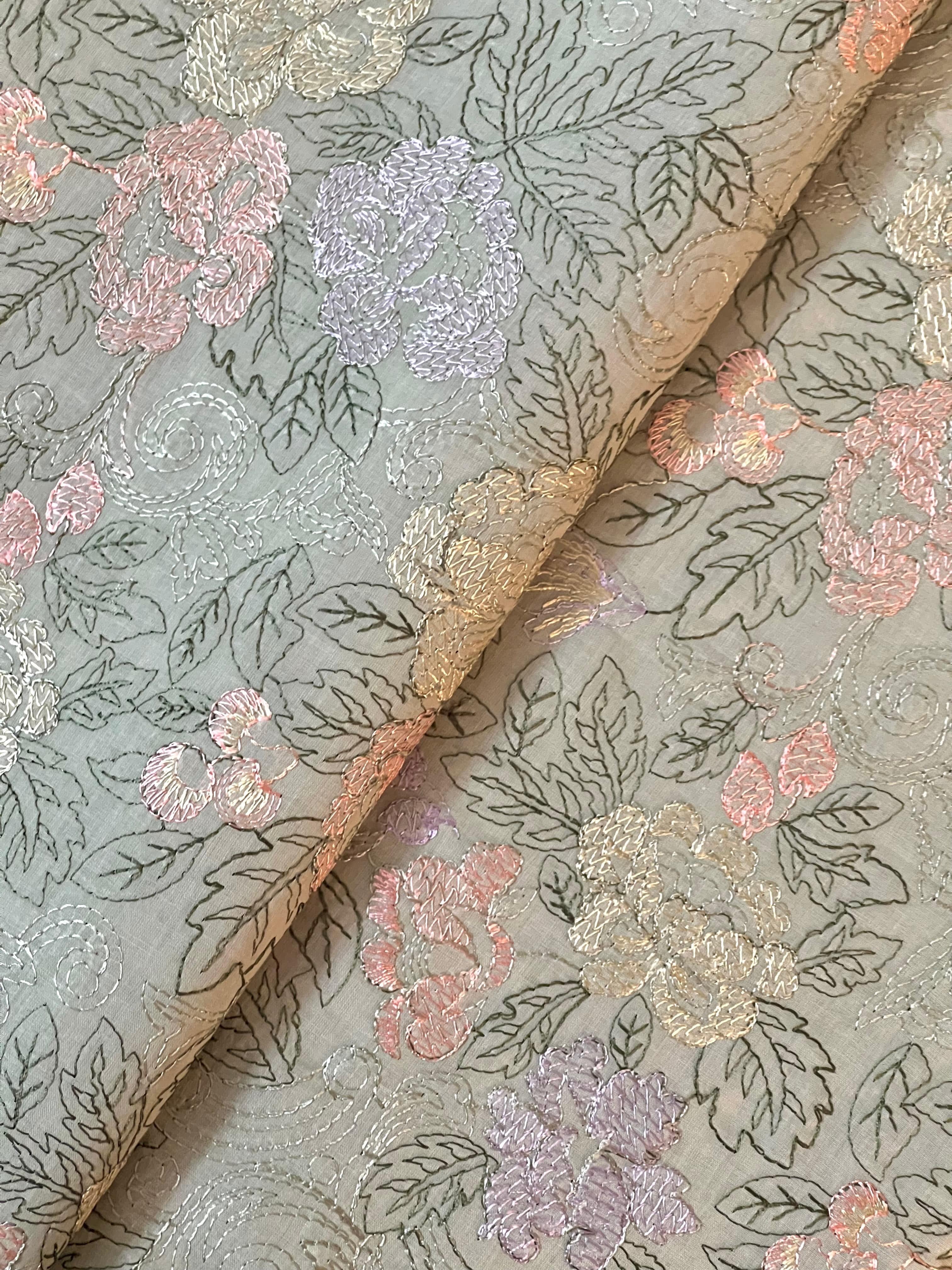 Fabareeze Green 3 PC Lawn Embroidered