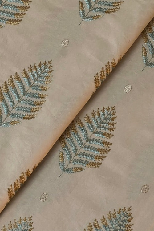 Fabareeze Beige 3 PC Lawn Embroidered