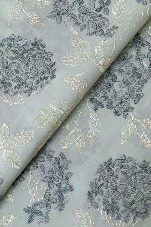 Fabareeze Light Blue 3 PC Lawn Embroidered