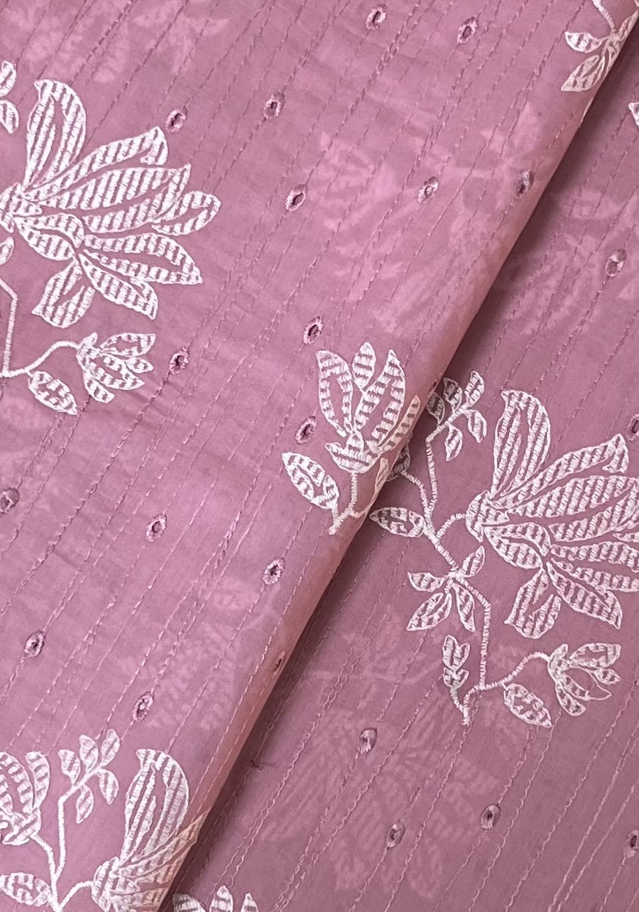 Fabareeze Pink 3 PC Lawn Embroidered