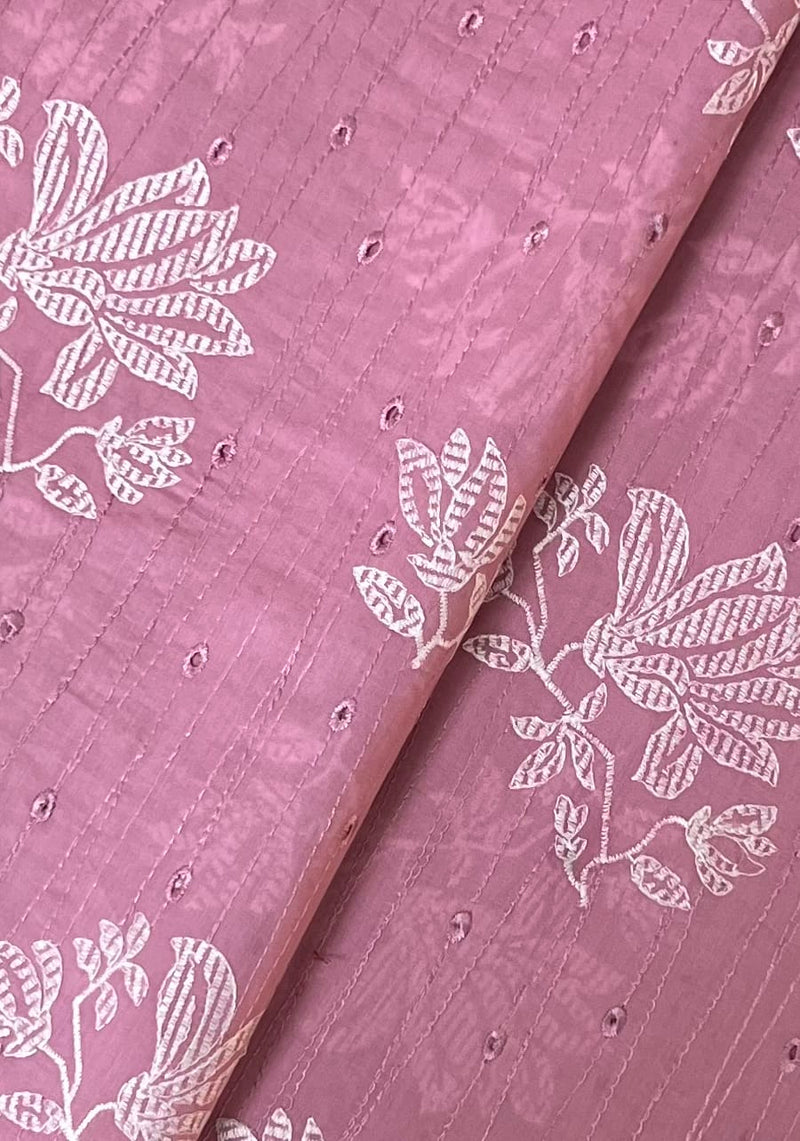 Fabareeze Pink 3 PC Lawn Embroidered