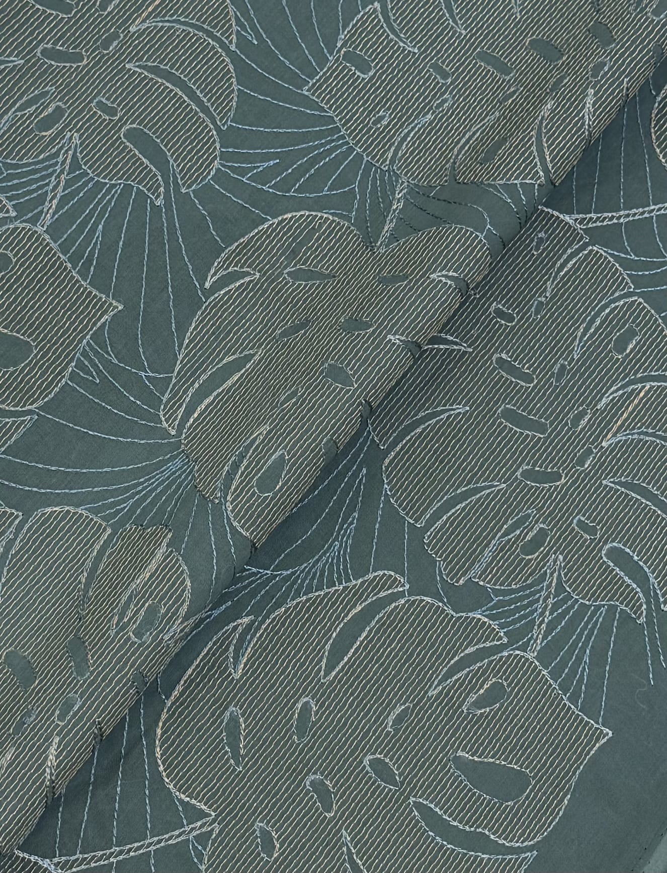 Fabareeze Green 3 PC Lawn Embroidered