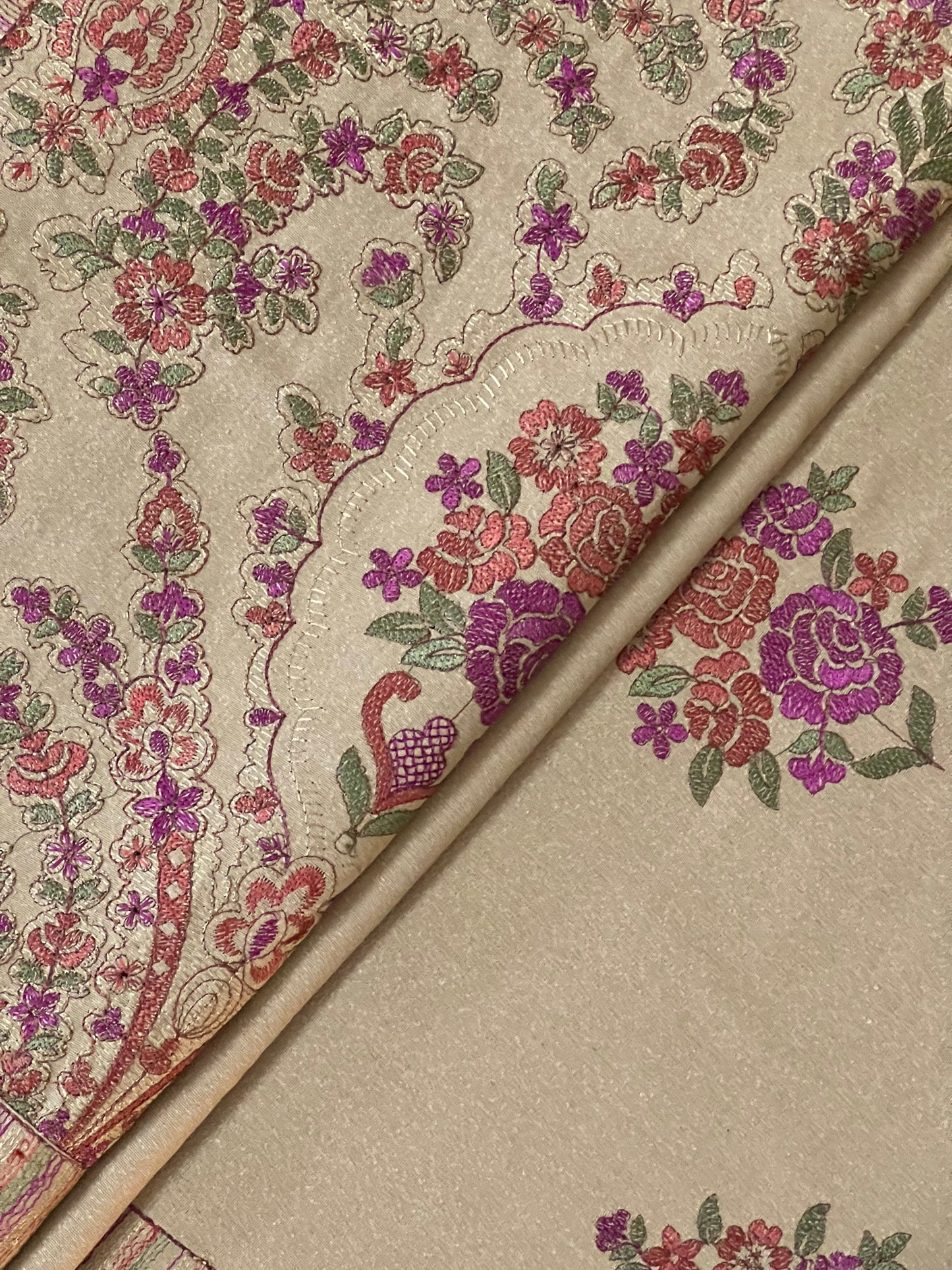 Fabareeze Beige 3 pc Shawl set