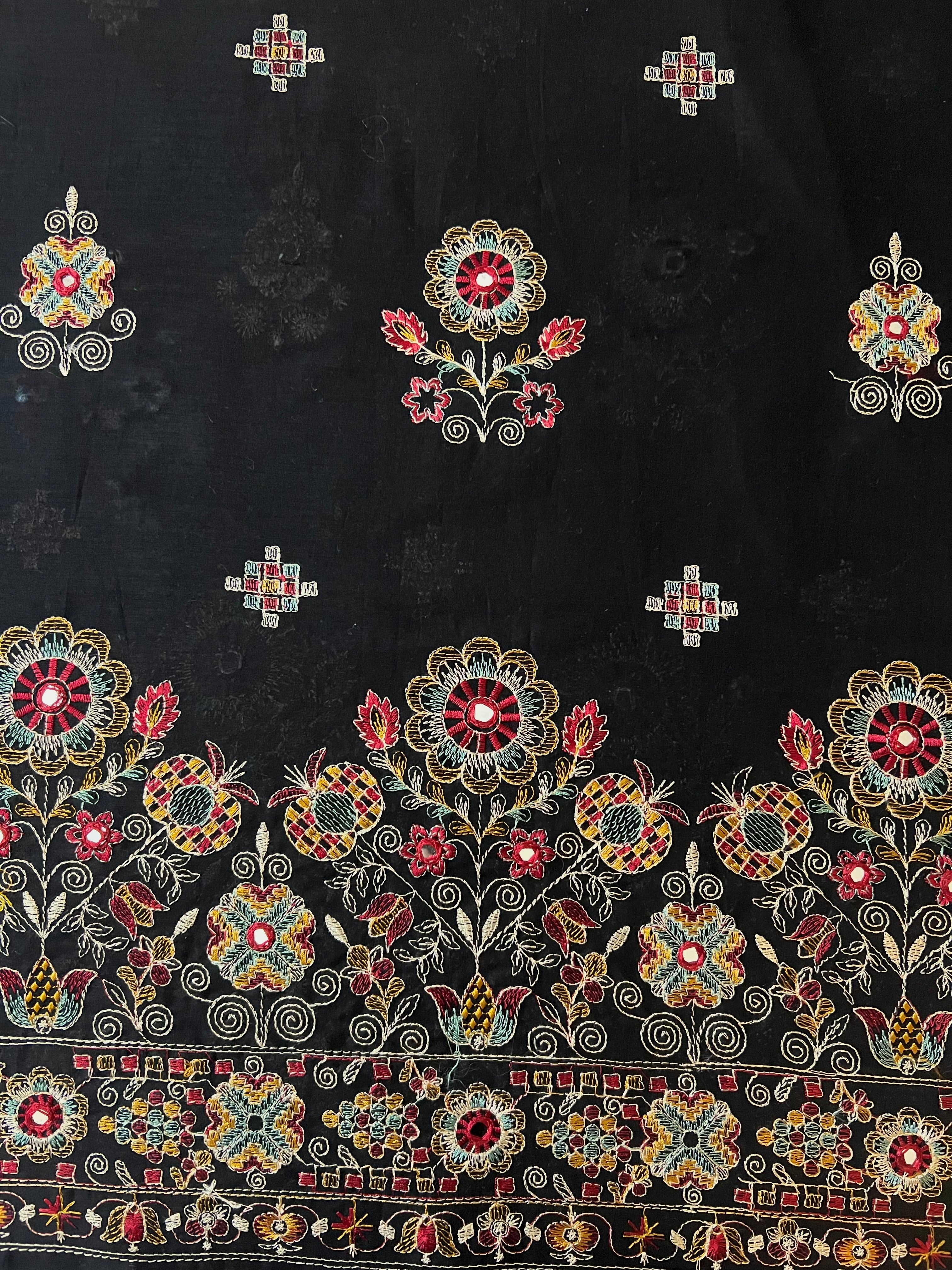 Fabareeze Black 3 PC shishakari Embroidered