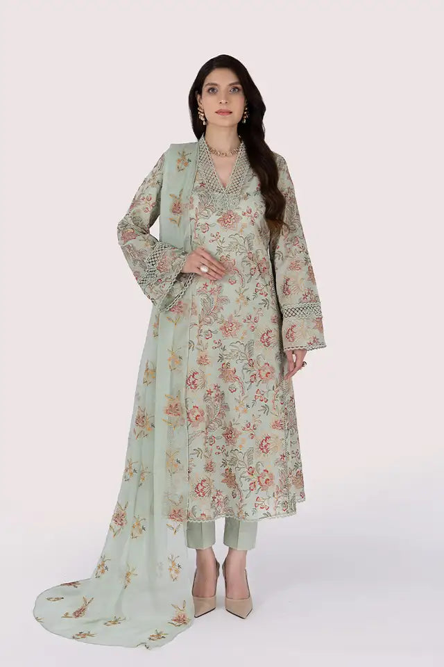 3 PC Lawn Embroidered