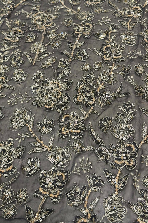 Black Luxury Formal Chiffon