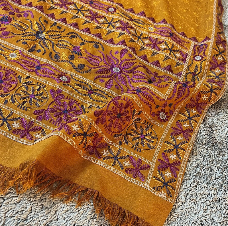 Fabareeze Golden Rangoli Shawl