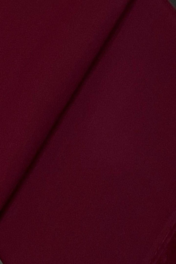 Fabareeze Maroon 2 PC Plain Dyed Karandi