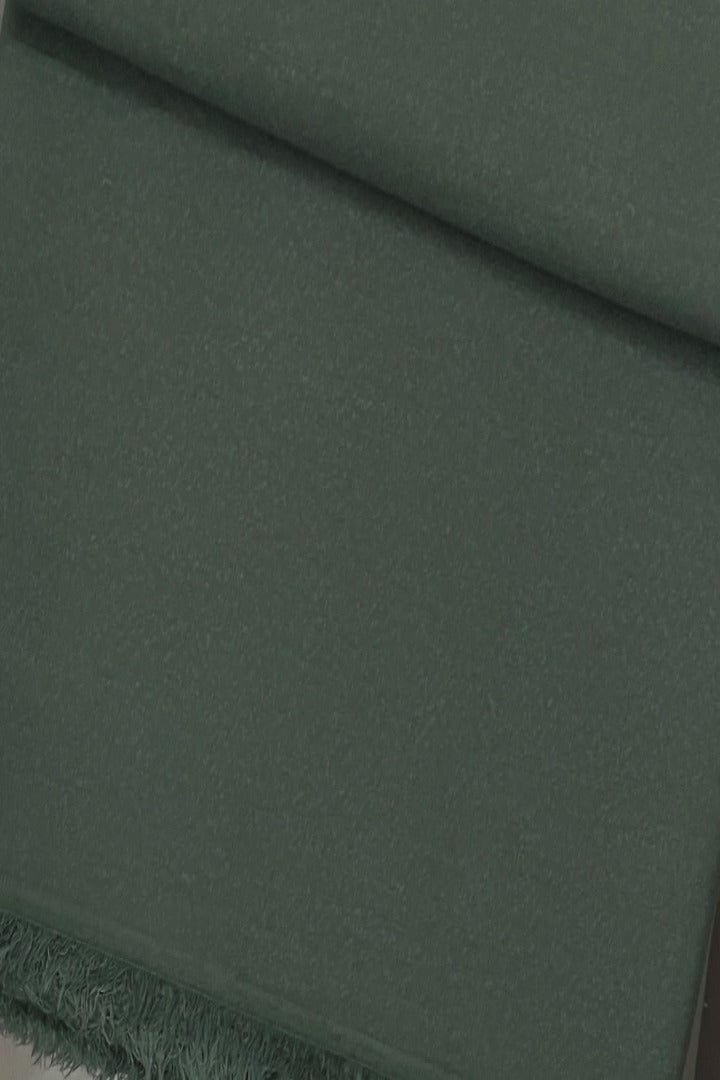 Fabareeze Army Green 2 PC Plain Dyed Karandi