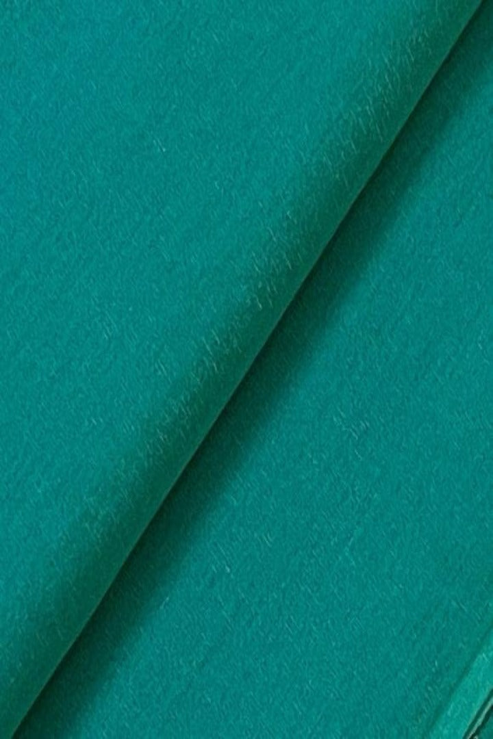 Fabareeze Dark ferozi 2 PC Plain Silk Karandi