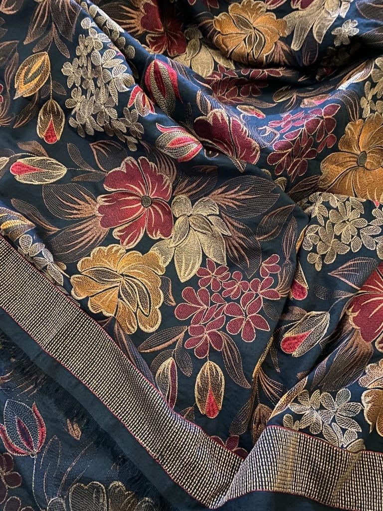 Fabareeze Black Gulmina Shawl