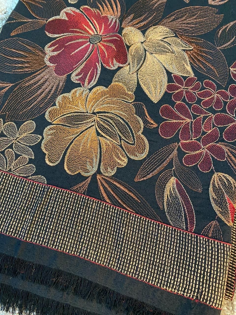 Fabareeze Black Gulmina Shawl