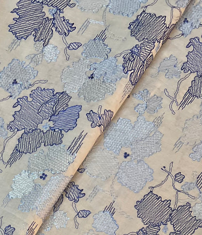Grey Embroidered Lawn
