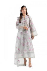 Fabareeze Grey 2 PC Lawn Embroidered