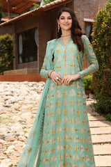 Fabareeze Green 2 PC Lawn Embroidered