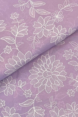 Fabareeze Purple 2 PC Lawn Embroidered