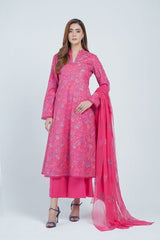 Fabareeze Pink 2 PC Lawn Embroidered