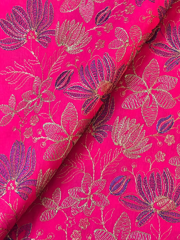 Fabareeze Pink 2 PC Lawn Embroidered