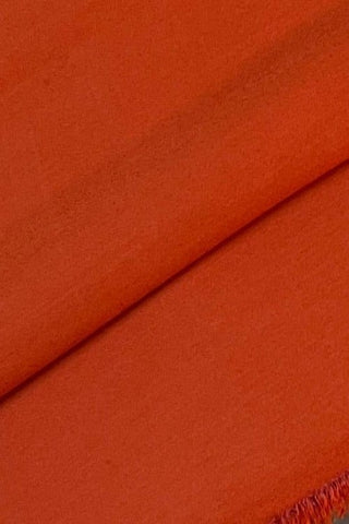 Fabareeze Orange 2 PC Plain Dyed Karandi