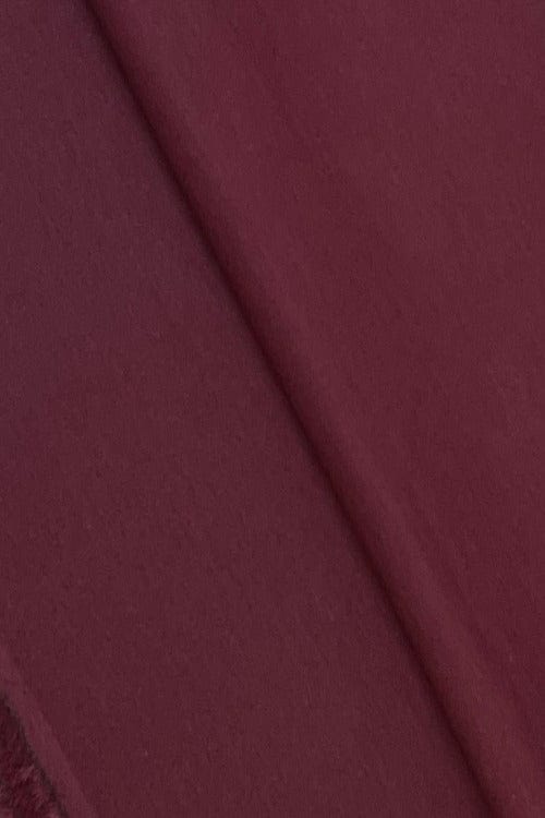 Fabareeze Dark Maroon 2 PC Plain Dyed Karandi