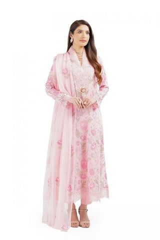 Fabareeze Pink 2 PC Swiss Lawn Embroidered