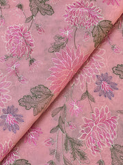 Fabareeze Pink 2 PC Swiss Lawn Embroidered