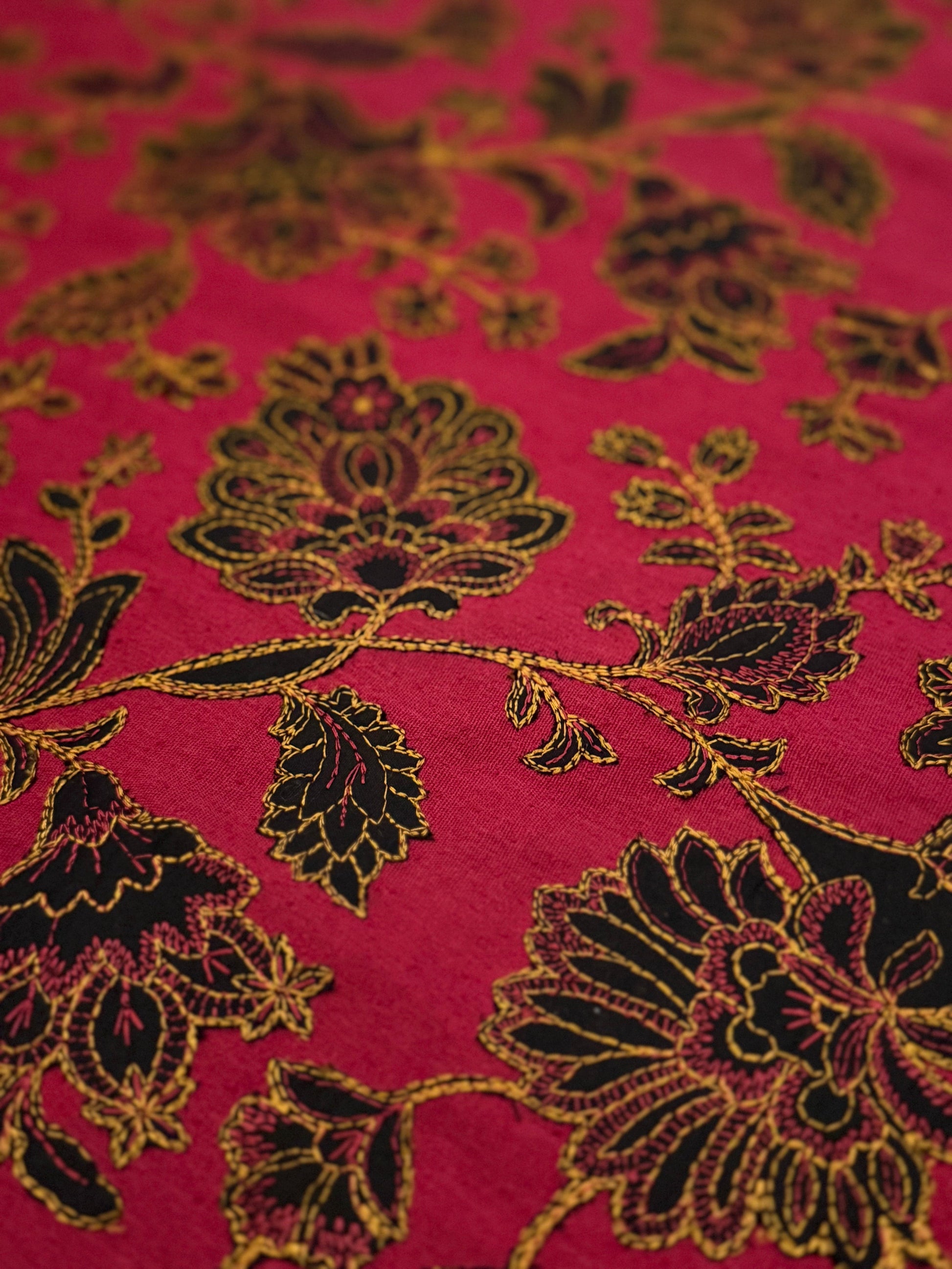 Fabareeze Maroon 3 PC Aplique cutwork