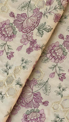 Fabareeze Light peach 3 PC Aplique Lawn