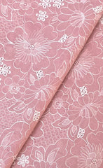 Fabareeze Pink 3 PC Chickenkari Embroidered