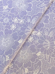 Fabareeze Purple 3 PC Chickenkari Embroidered