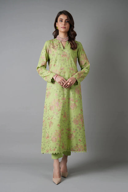 Fabareeze Green 3 PC Chickenkari Karandi
