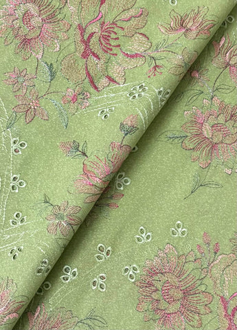 Fabareeze Green 3 PC Chickenkari Karandi