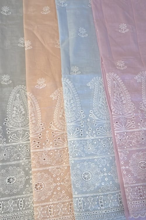 Fabareeze 3 PC Chikankari cutwork