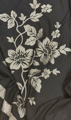 Fabareeze Black 3 PC Embroidered Karandi