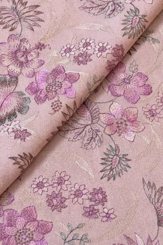 Fabareeze Pink 3 PC Embroidered Karandi